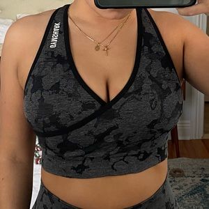 GymShark Adapt Camo Seamless Sports Bra